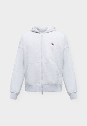 Abercrombie & Fitch Mikina – šedá: přední strana