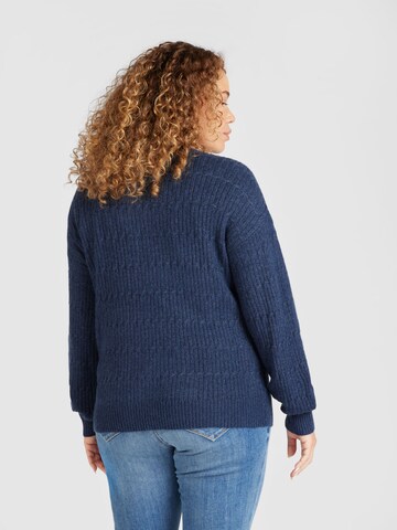 Cardigan 'KATIA' ONLY Carmakoma en bleu