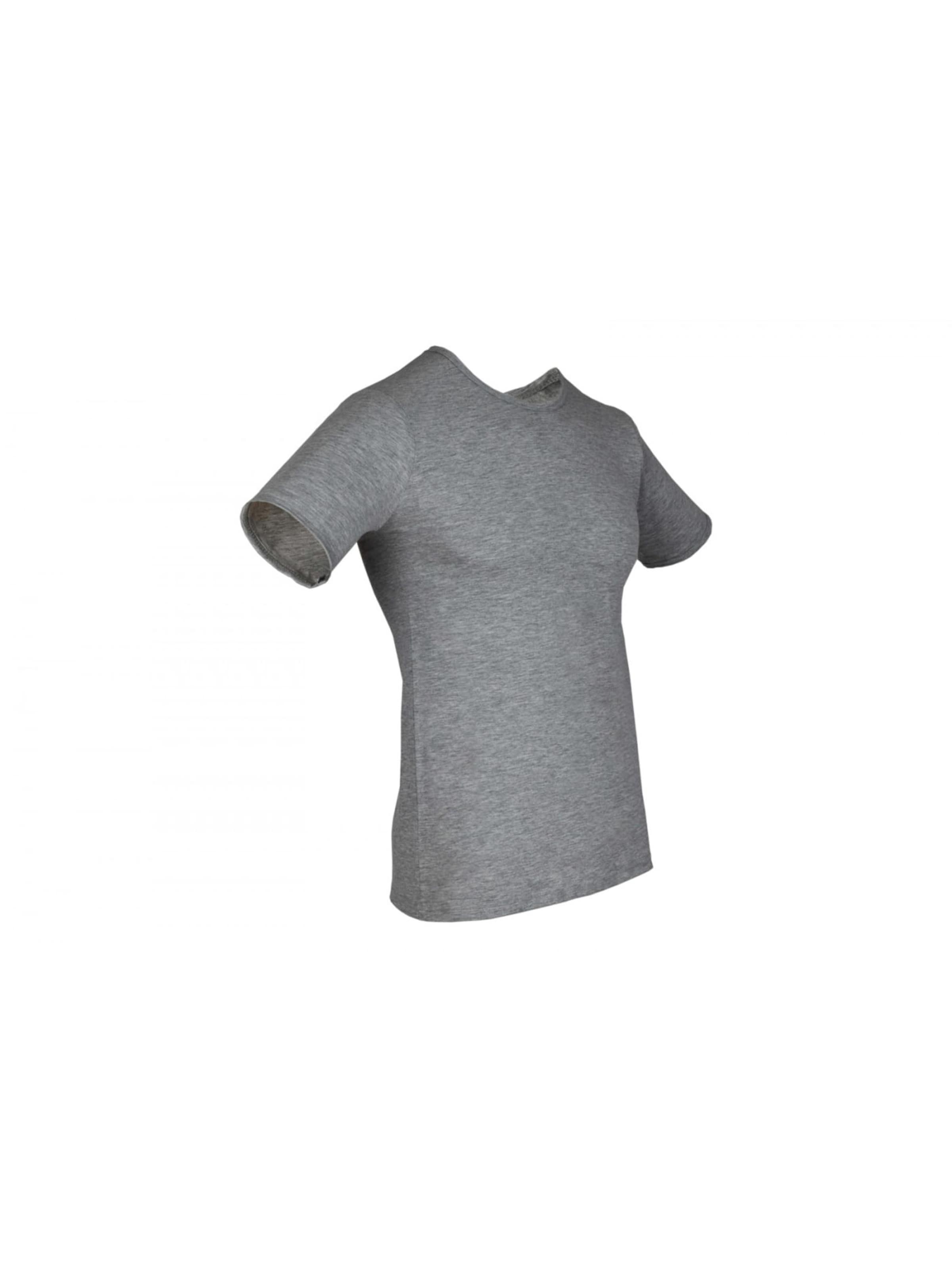 Maxte Undershirt 'BASIC MAX T-Shirt Men 5er Pack' in Grey