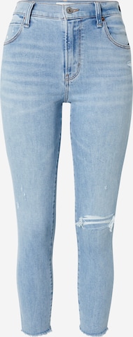 Skinny Jean Abercrombie & Fitch en bleu : devant