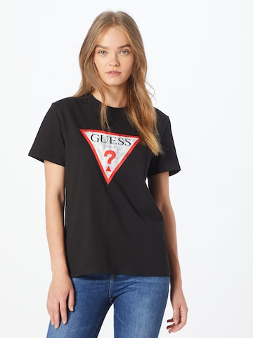 GUESS Shirt 'Classic' in Black: front