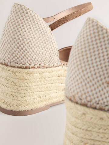 Next Espadrilles 'Forever Comfort' in Beige