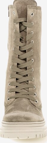 GABOR Lace-Up Boots in Green