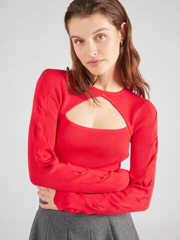 GUESS Sweater 'LAUREL' in Red