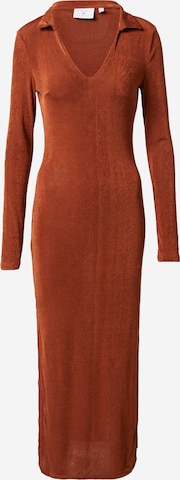 Daisy Street Dress in Brown: front