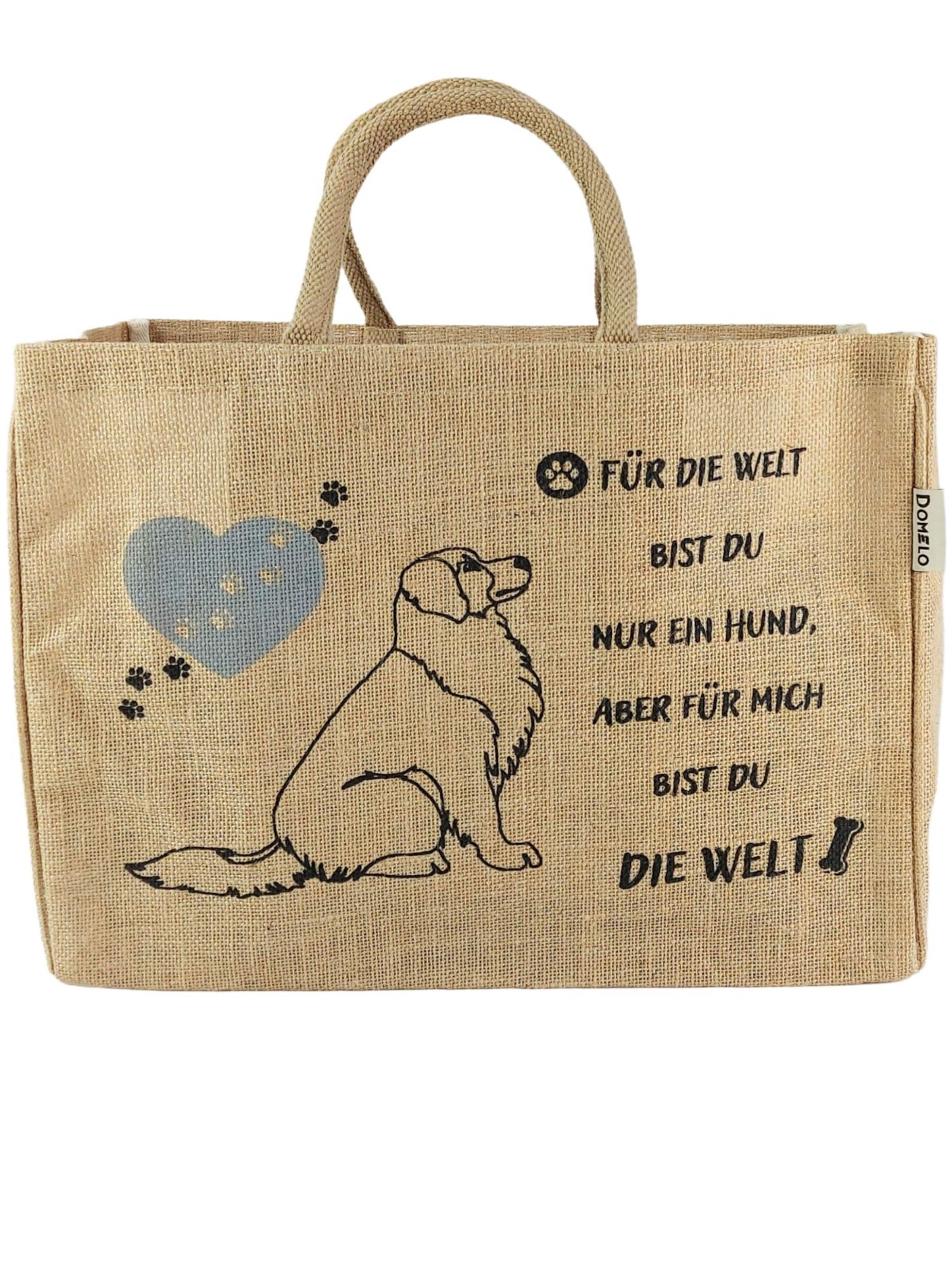 DOMELO Strandtasche 'Domelo' in Beige: Vorderseite