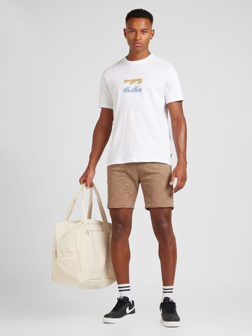 T-Shirt 'TEAM WAVE' BILLABONG en blanc