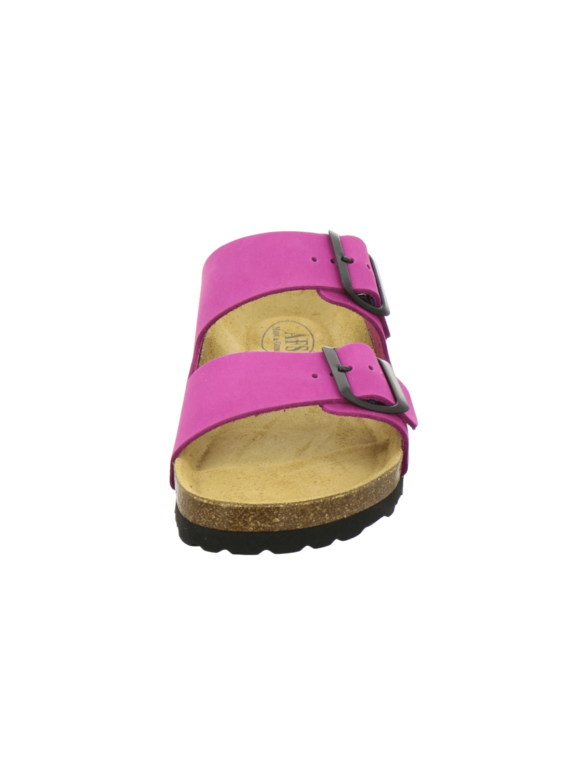 AFS-Schuhe - Zapatos abiertos 'Pantoletten Damen Zweischnaller pink' en rosa