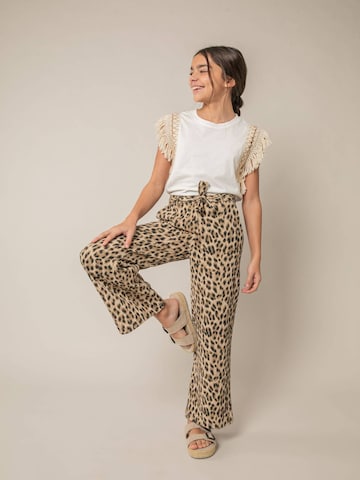 Deeluxe Loosefit Broek 'MADILEN' in Beige