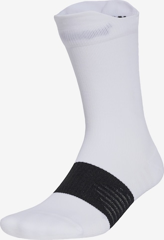 ADIDAS PERFORMANCE Sportsocken 'Run x Graphic' in Weiß: Vorderseite