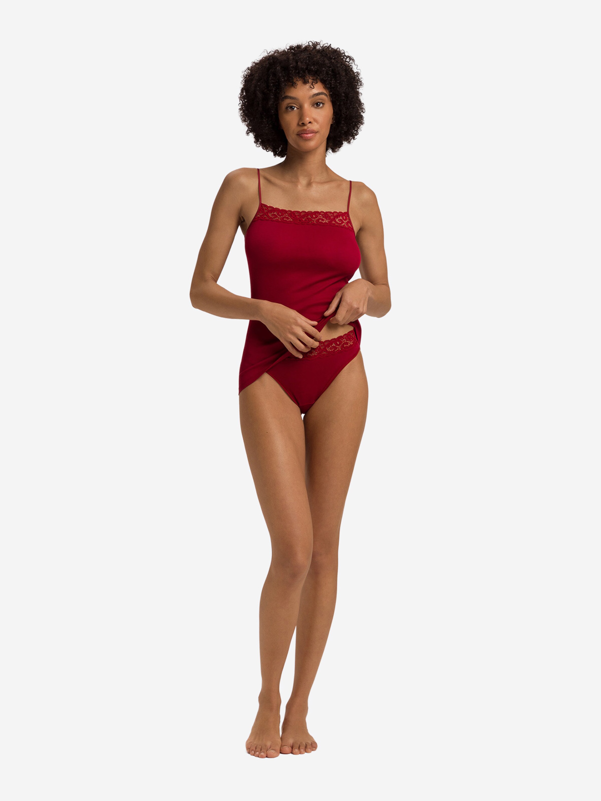Hanro Top ' Moments ' in Red