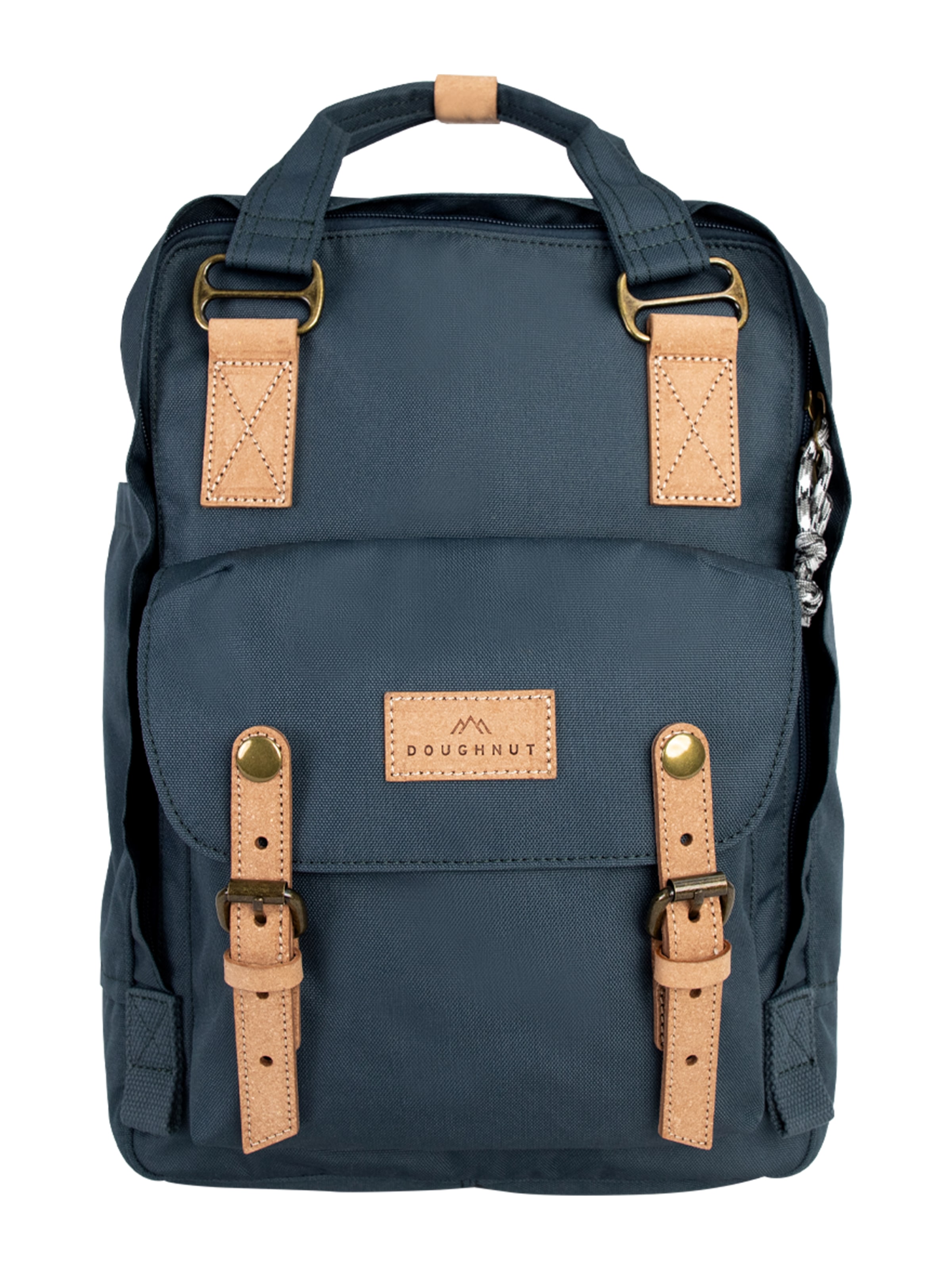 Doughnut Rucksack 'Macaroon' in Blau: Vorderseite