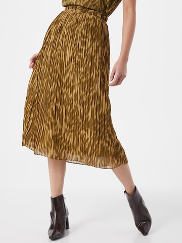 OBJECT Skirt 'Zania' in Brown: front