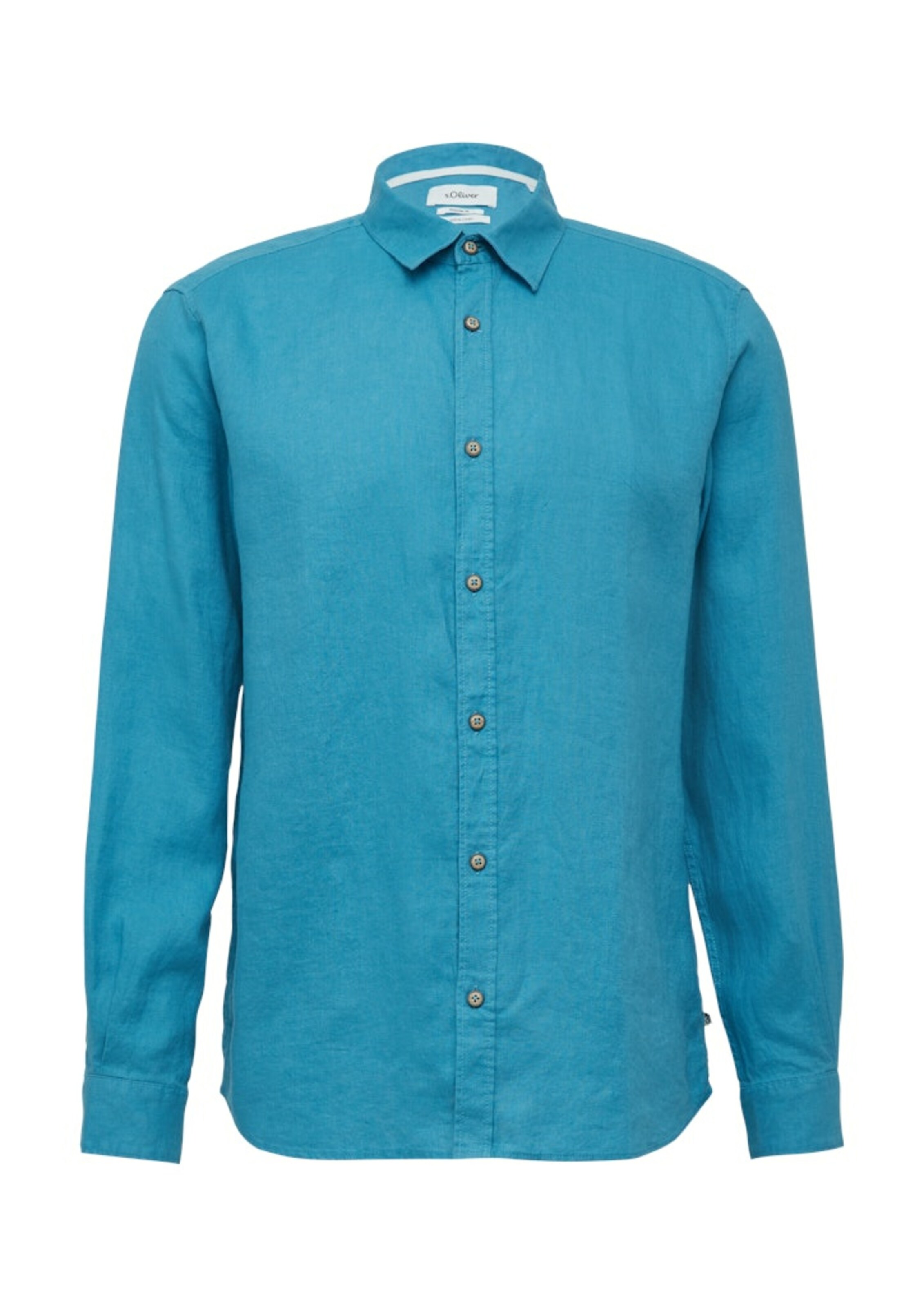s.Oliver Regular fit Overhemd in Blauw: voorkant