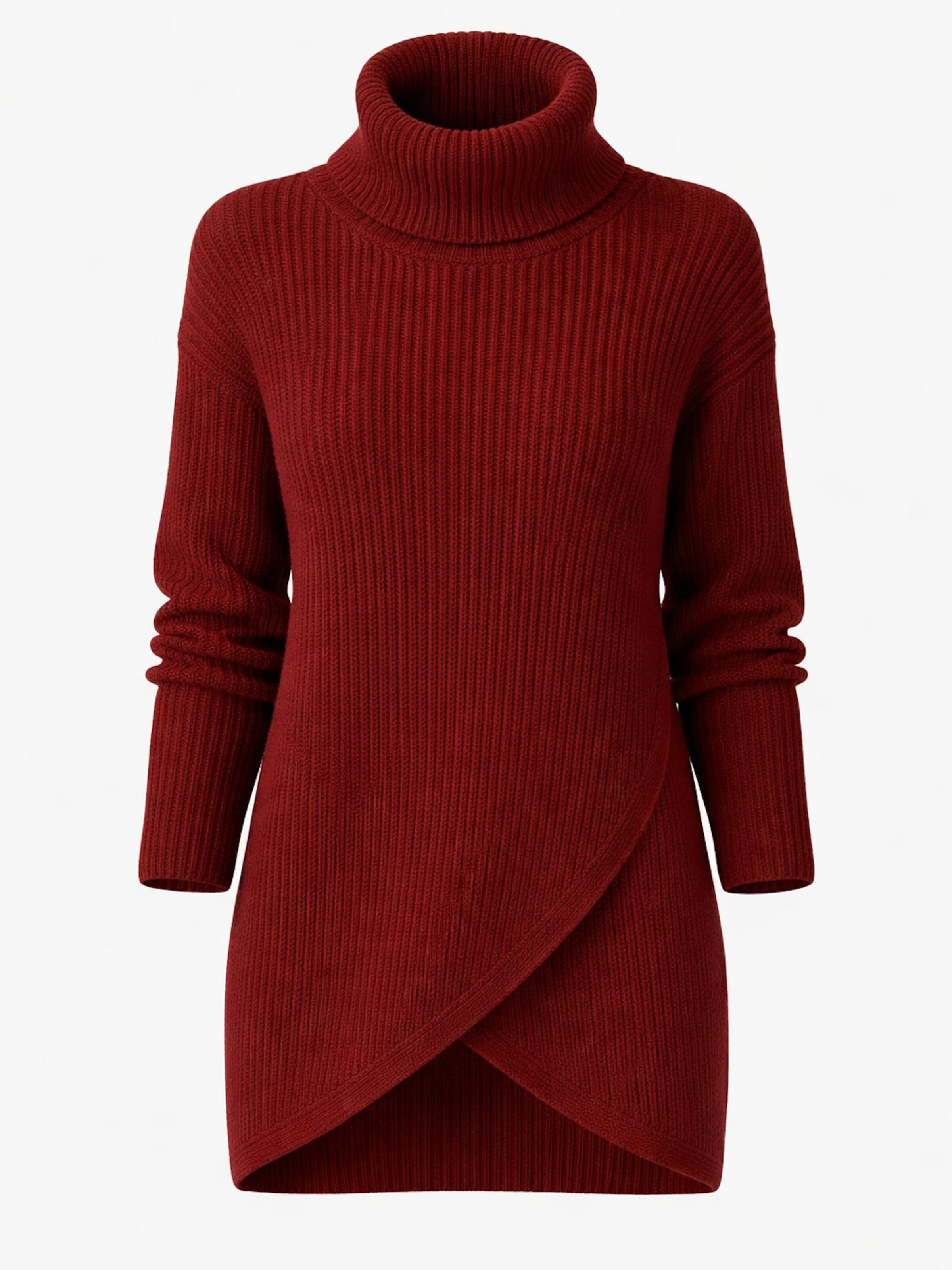 Worldclassca Pullover 'Rollkragen Pullover Lang'‌‌‌‌‌‌‌‌‌‌ in Rot: Vorderseite