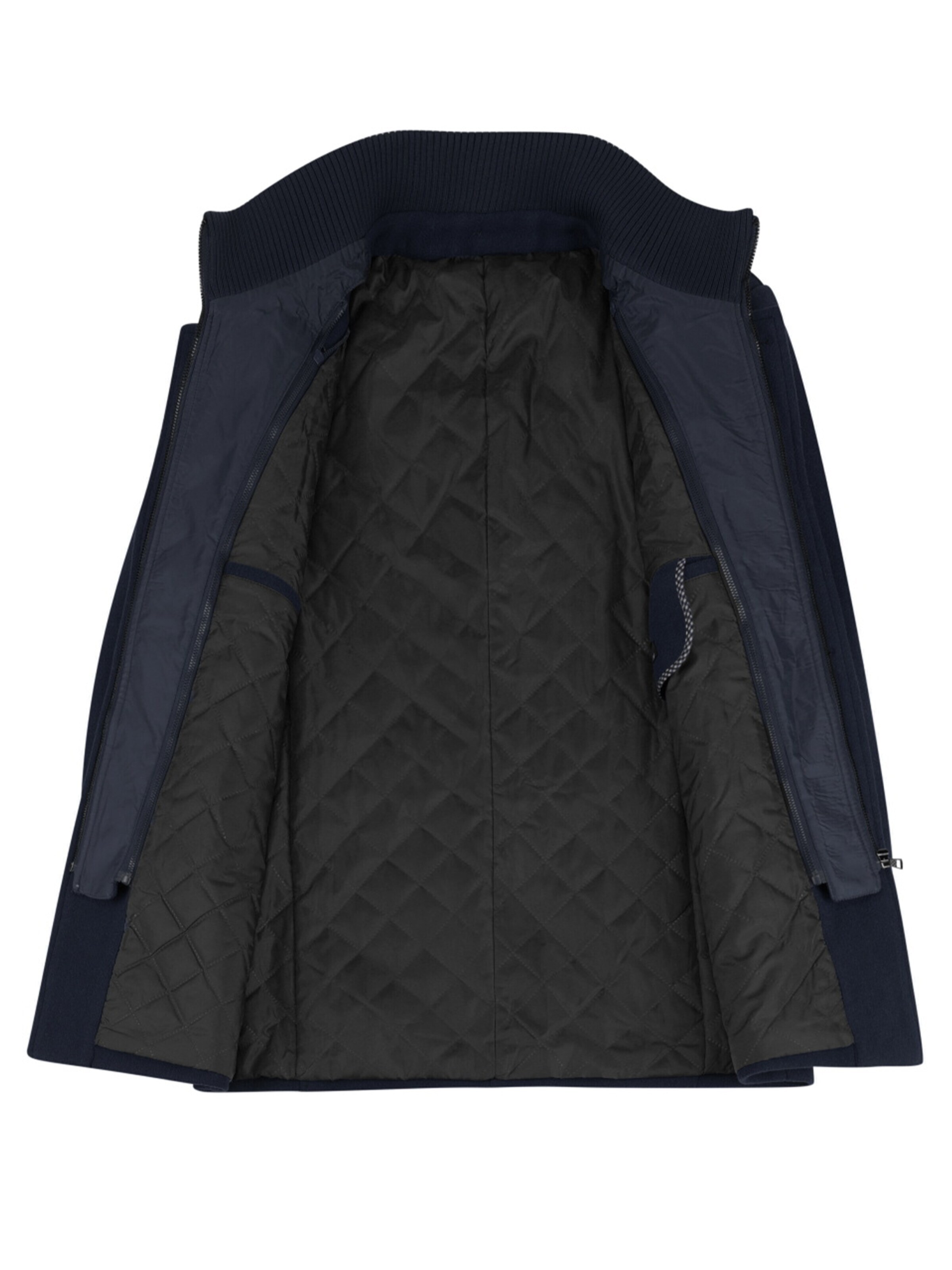 ALLTHEMEN Winter Coat 'Winterruhe' in Blue