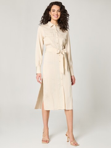 Guido Maria Kretschmer Women Shirt Dress 'Manuela' in Beige: front