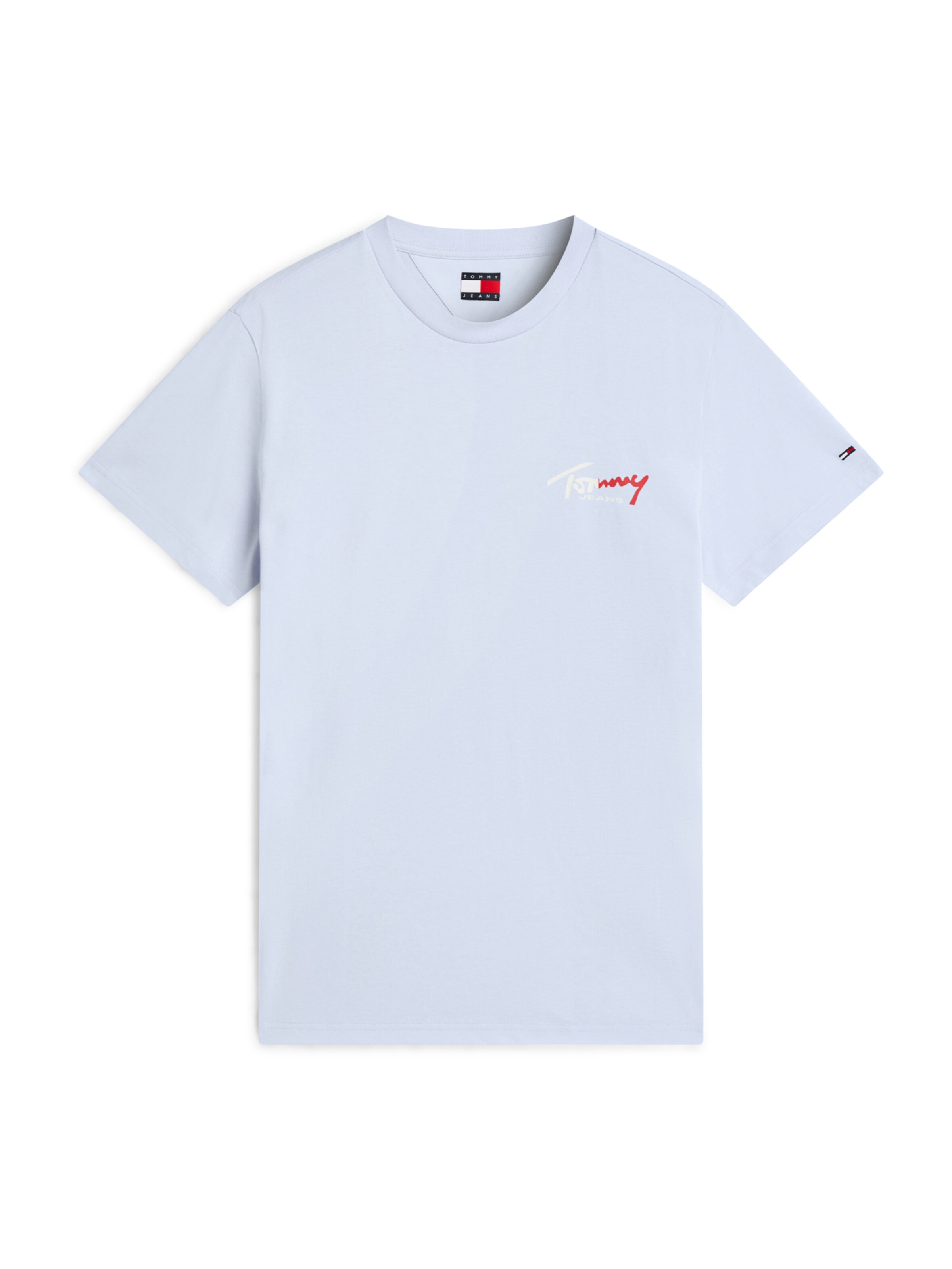 zils Tommy Jeans T-Krekls: no priekšpuses