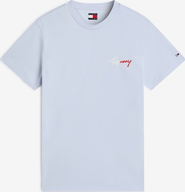 zils Tommy Jeans T-Krekls: no priekšpuses