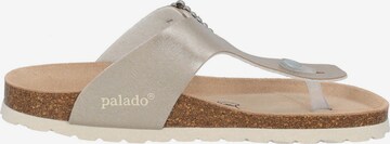 Palado by Sila Sahin T-Bar Sandals 'Kos ' in Grey
