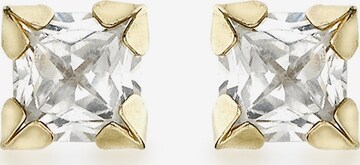 Lucardi Earrings 'Klassisch' in Gold: front