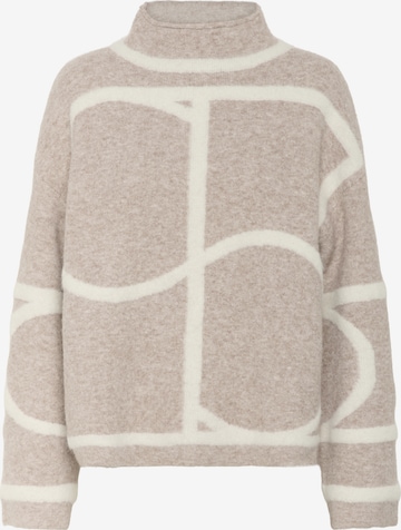 SOAKED IN LUXURY Pullover 'Sorea' i beige: forside