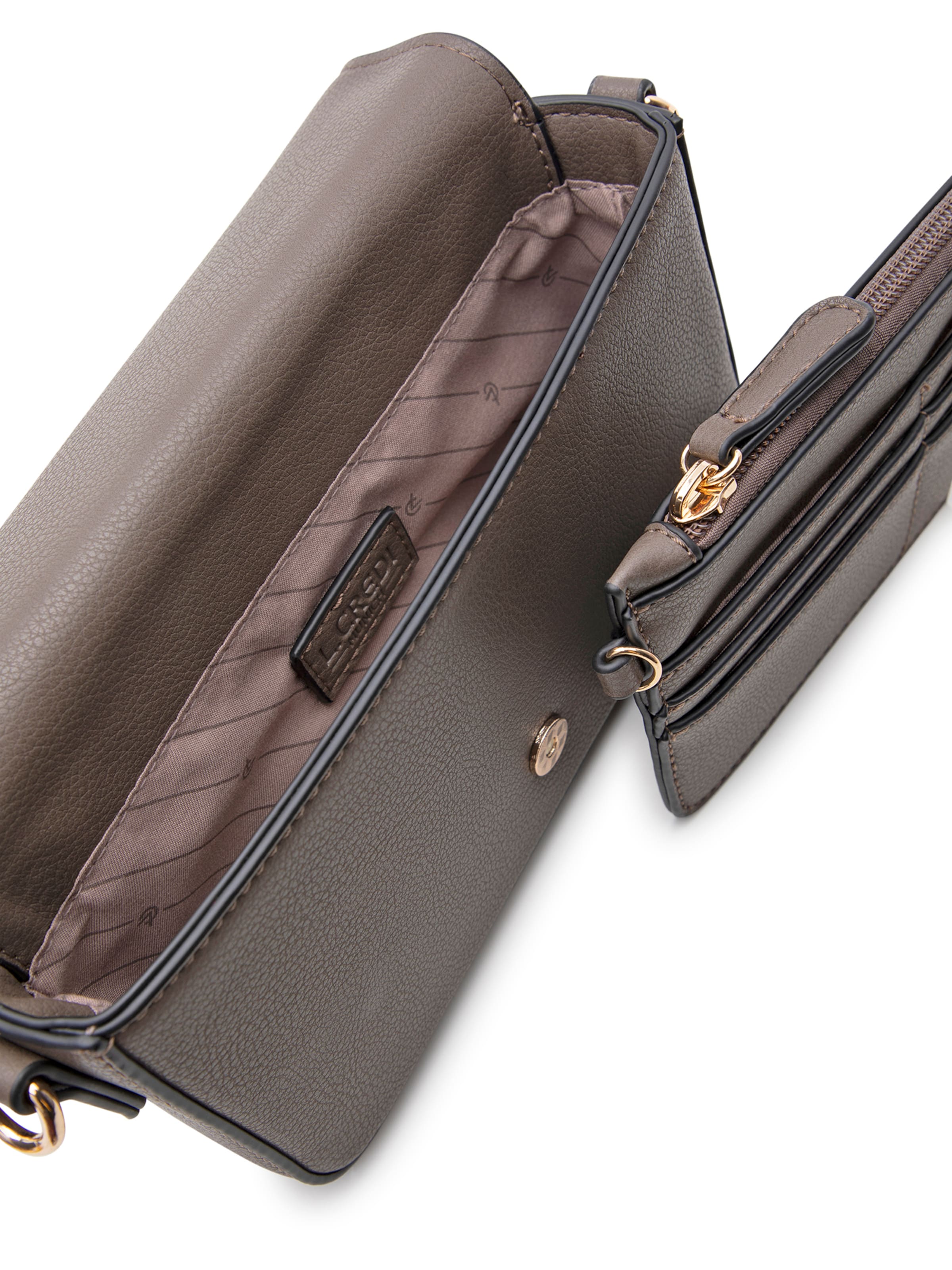 Geantă de umăr 'Jane' de la L.CREDI pe gri