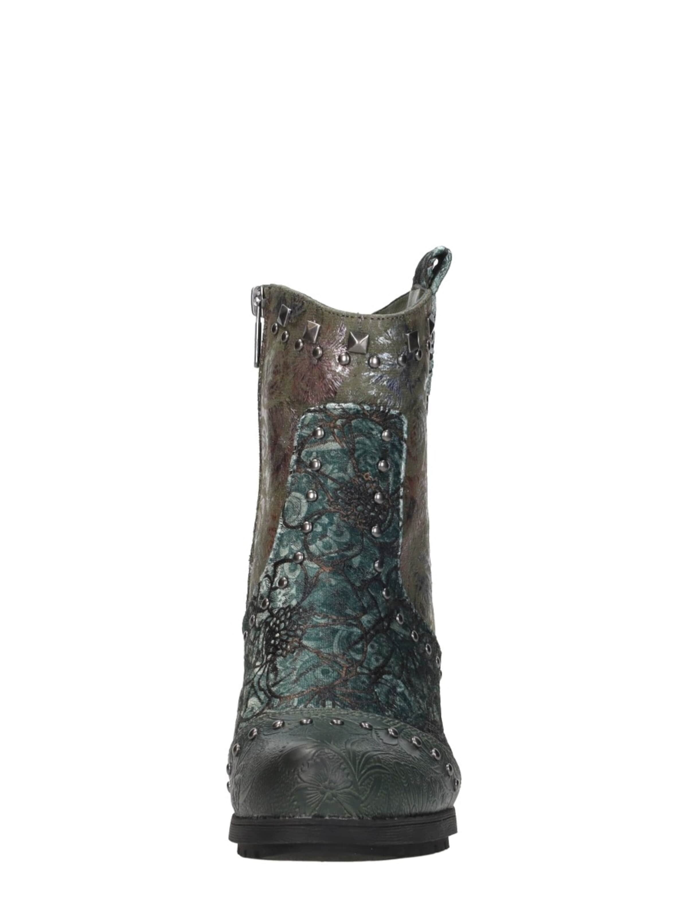MUSTANG Boots 'Enkellaarsjes Hak' in Green