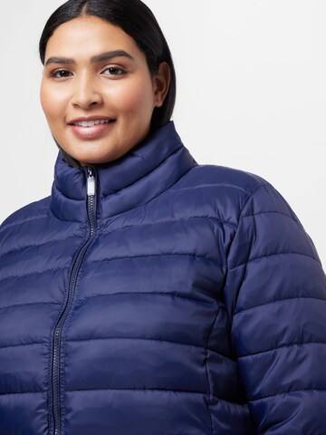 ONLY Carmakoma Between-Season Jacket 'TAHOE' in Blue