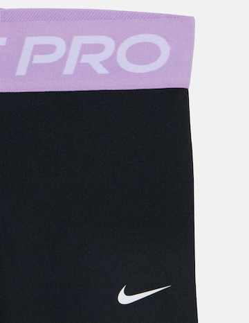NIKE Skinny Sporthose 'Pro' in Schwarz: Vorderseite