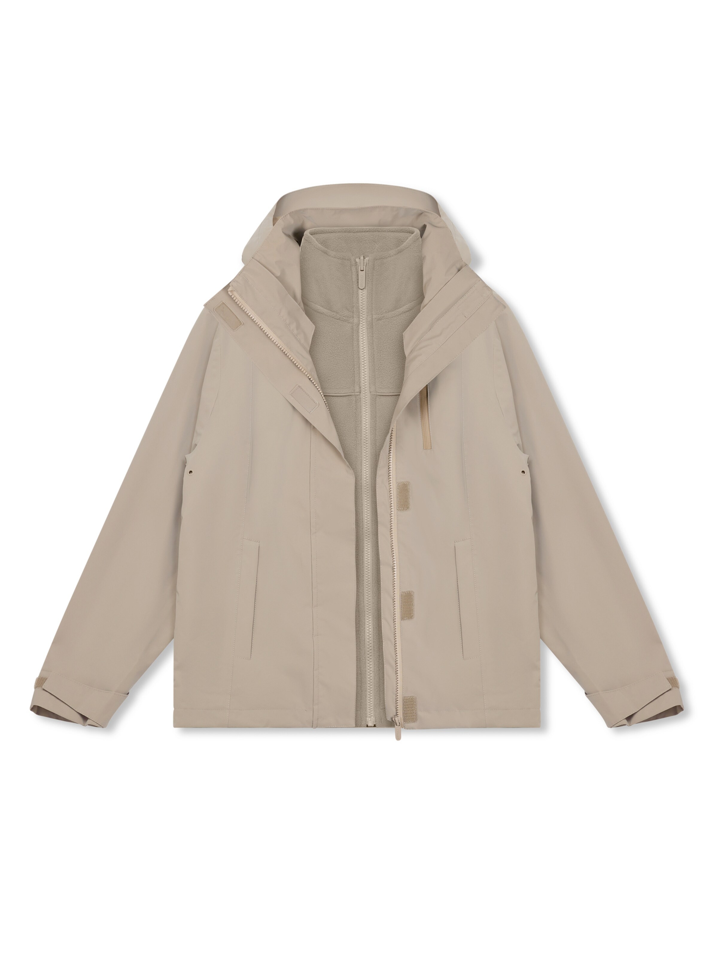 OAK25 Weatherproof jacket 'LumoSense' in Beige: front