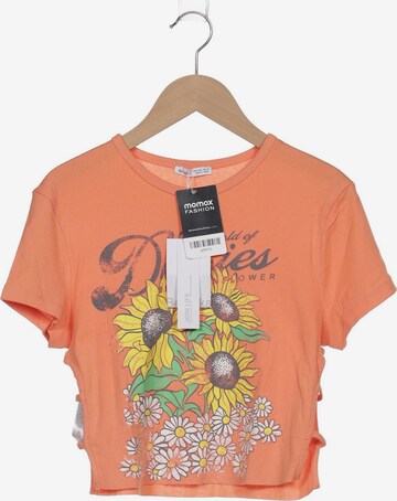Bershka Top & Shirt in L in Orange: front