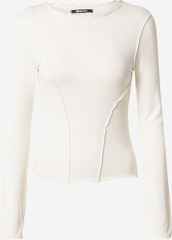 Gina Tricot Koszulka 'Stina' w kolorze biały: przód