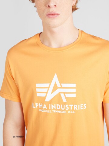 ALPHA INDUSTRIES - Camiseta en naranja