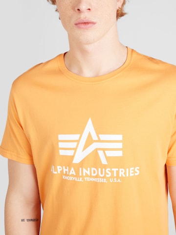ALPHA INDUSTRIES T-Shirt in Orange
