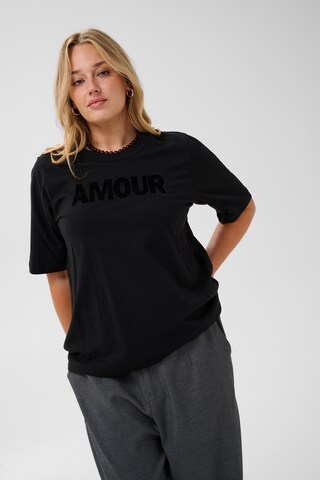 KAFFE CURVE Blouse in Black