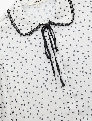 Koton Bluse in Weiß