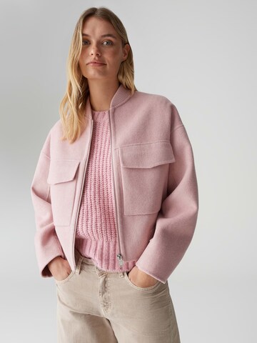 OPUS Φθινοπωρινό και ανοιξιάτικο μπουφάν 'Hiso' σε ροζ: μπροστά