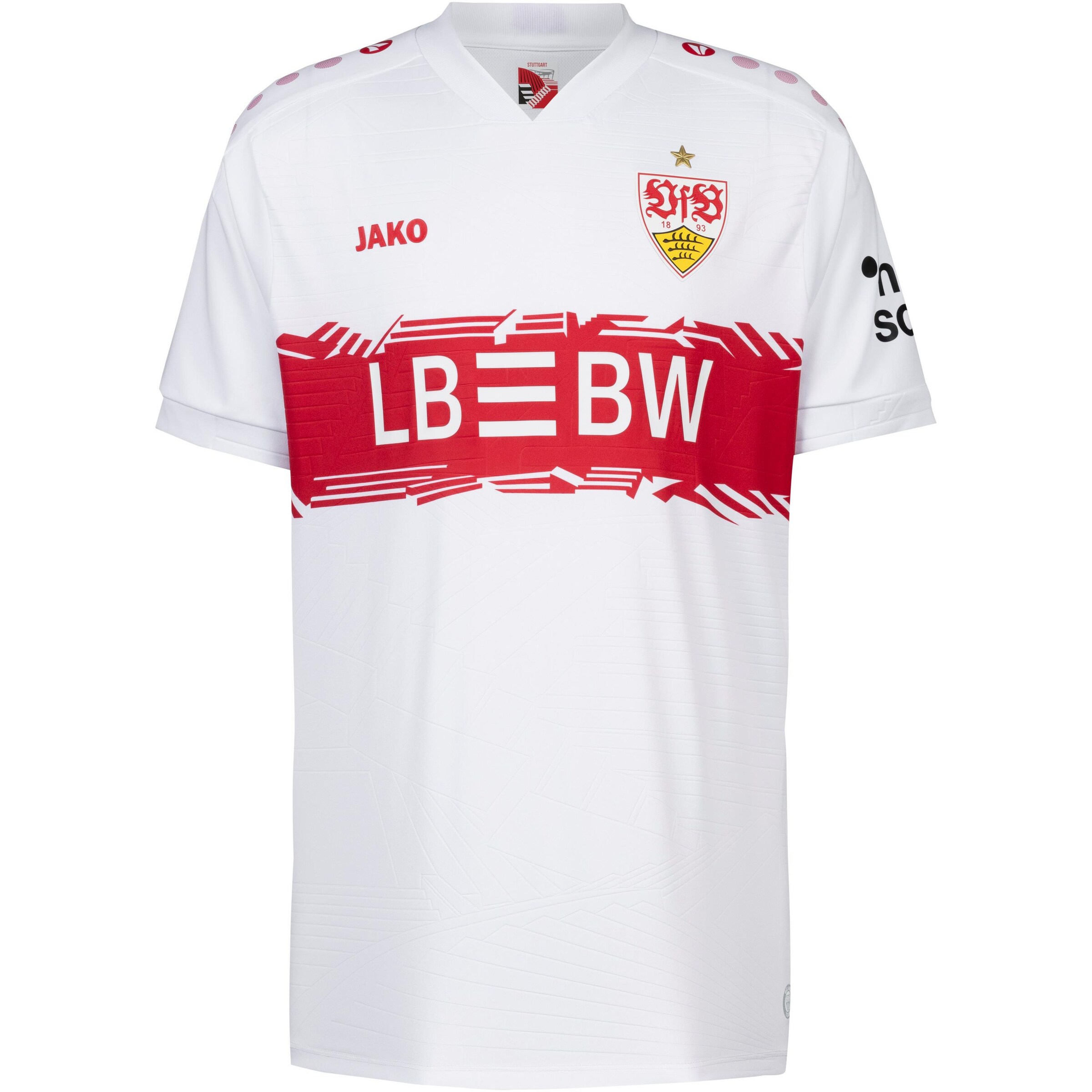 JAKO Jersey 'VfB Stuttgart' in White: front