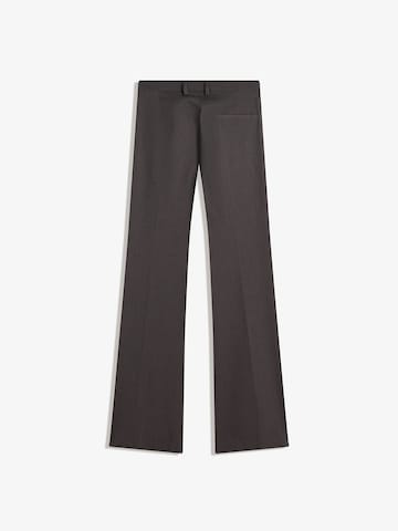 Bershka Bootcut Nohavice - Sivá