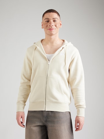 Nike Sportswear Кофта на молнии 'CLUB' в Зеленый: спереди