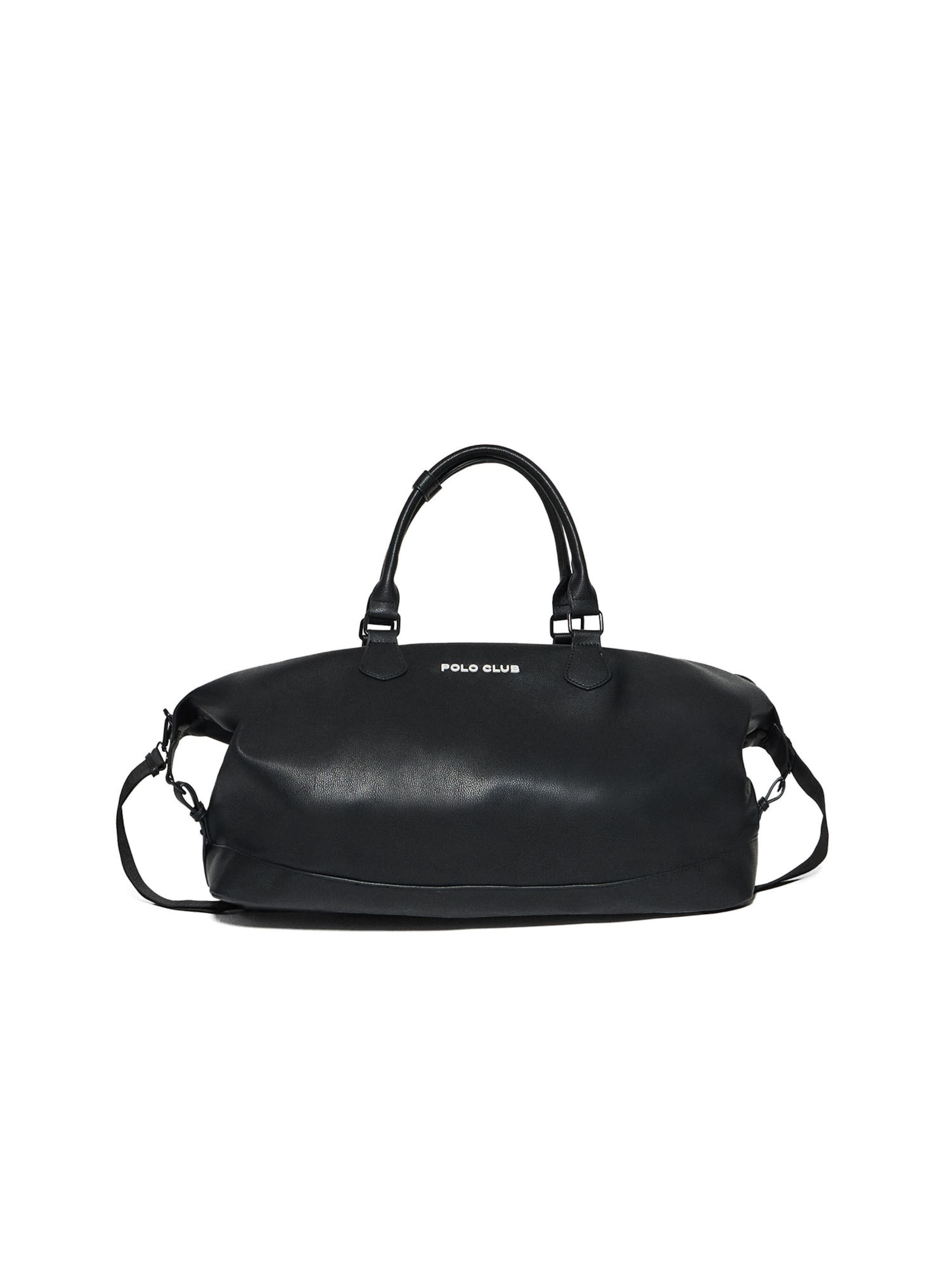 Polo Club Reisetasche in Schwarz: Vorderseite