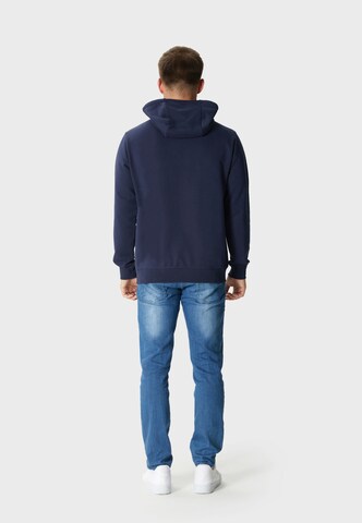 Oldskull Zip-Up Hoodie 'Basic Osk Logo' in Blue
