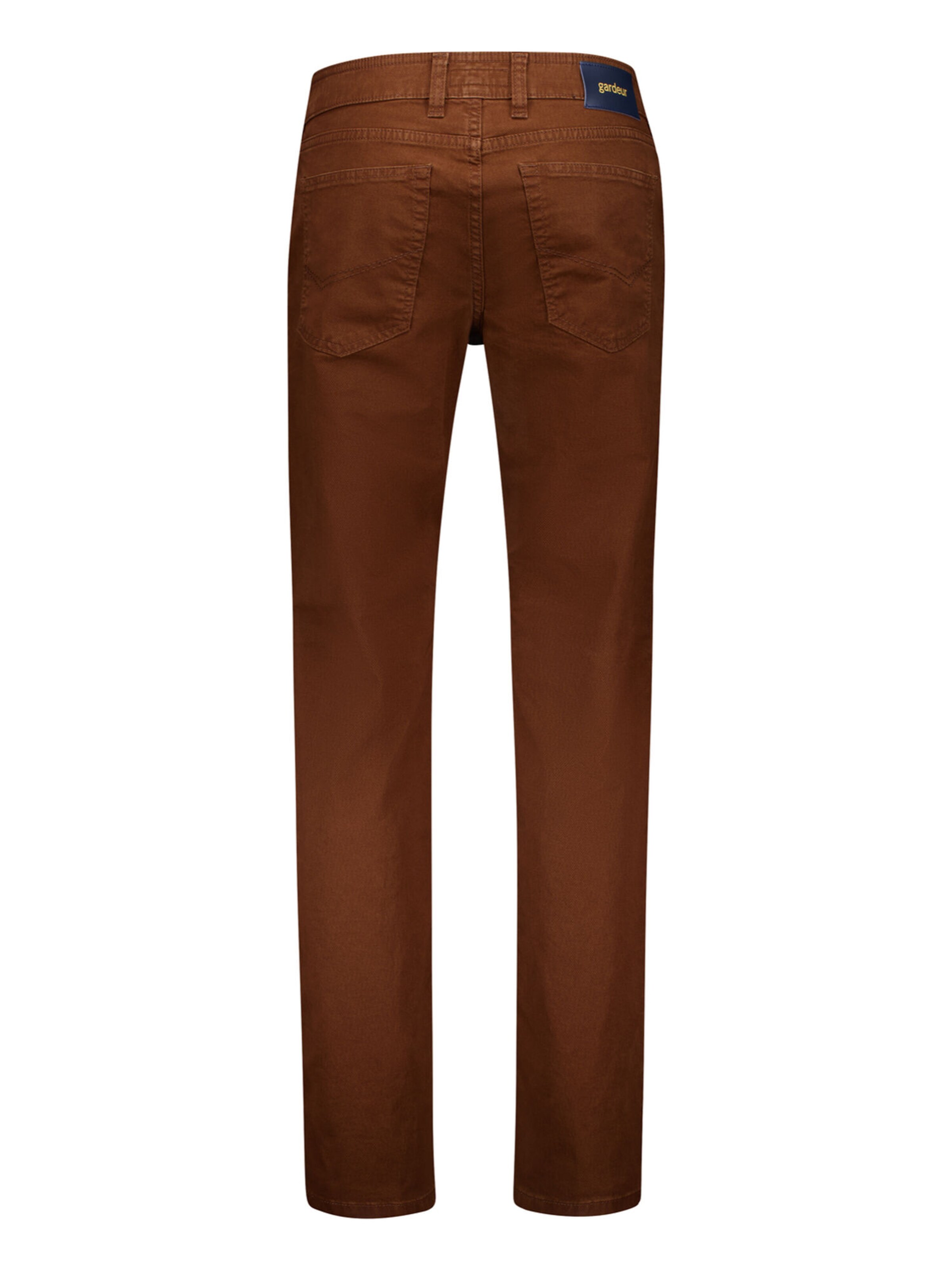 Gardeur Slim fit Trousers 'BILL' in Brown