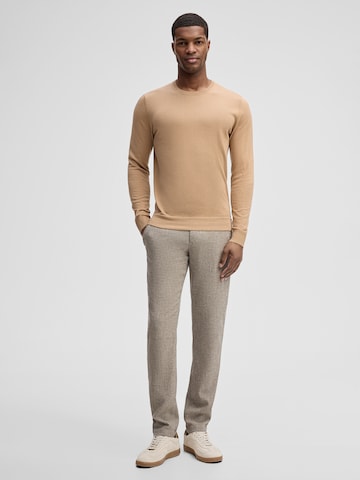 STRELLSON Regular Chino trousers 'Code' in Beige