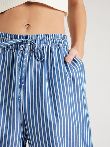 Lollys Laundry Wide Leg Hose 'Liam' in Blau