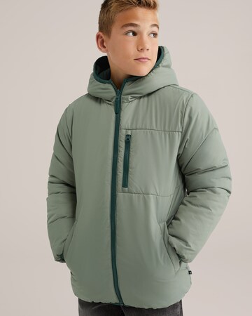 WE Fashion Демисезонная куртка в Зеленый