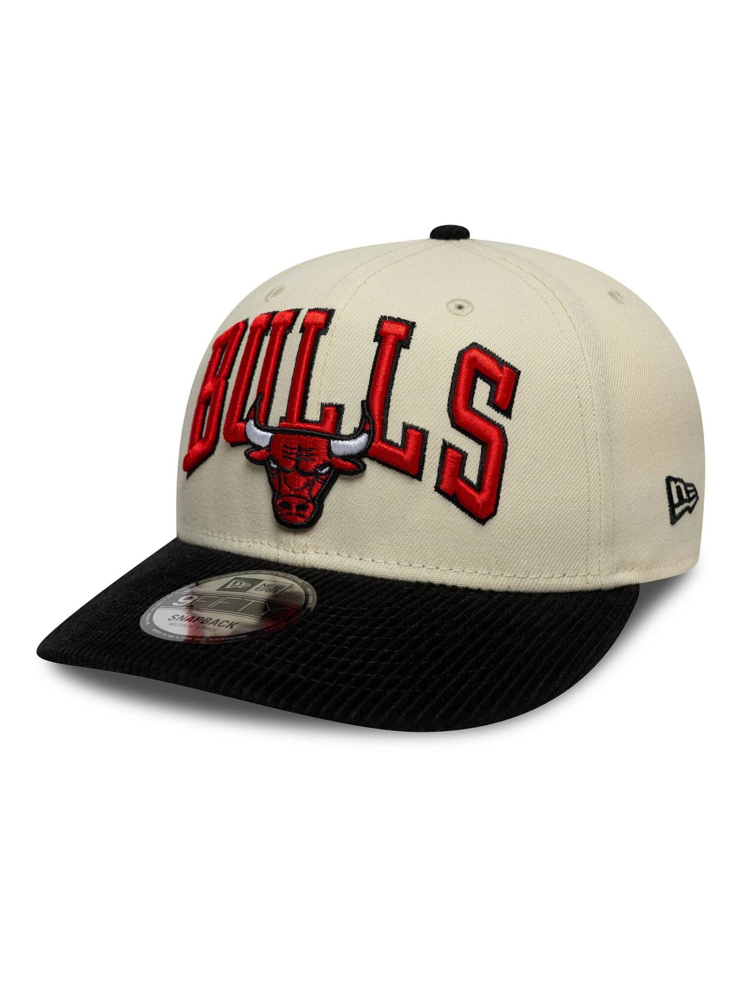 NEW ERA Athletic Cap '9FIFTY Chicago Bulls NBA' in Beige: front