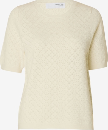 SELECTED - Jersey 'HELEN' en beige: frente