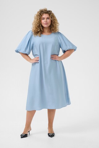 KAFFE CURVE Kleid 'Pico Solid' in Blau